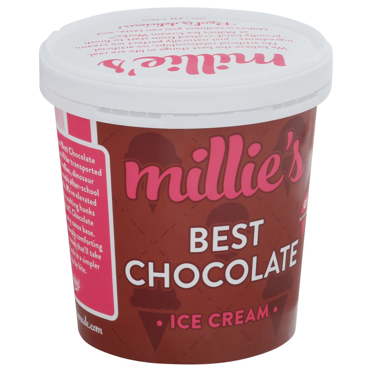 slide 9 of 9, Millie's Best Chocolate Ice Cream 1 pt, 1 pt