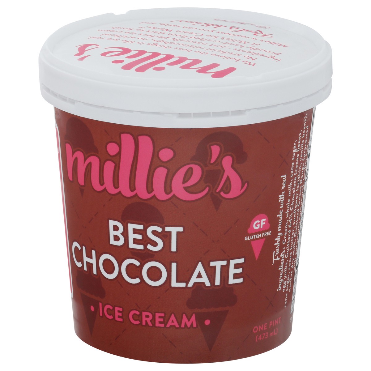 slide 5 of 9, Millie's Best Chocolate Ice Cream 1 pt, 1 pt