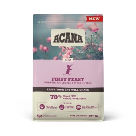 slide 1 of 1, ACANA First Feast Dry Cat Food, 4 lb