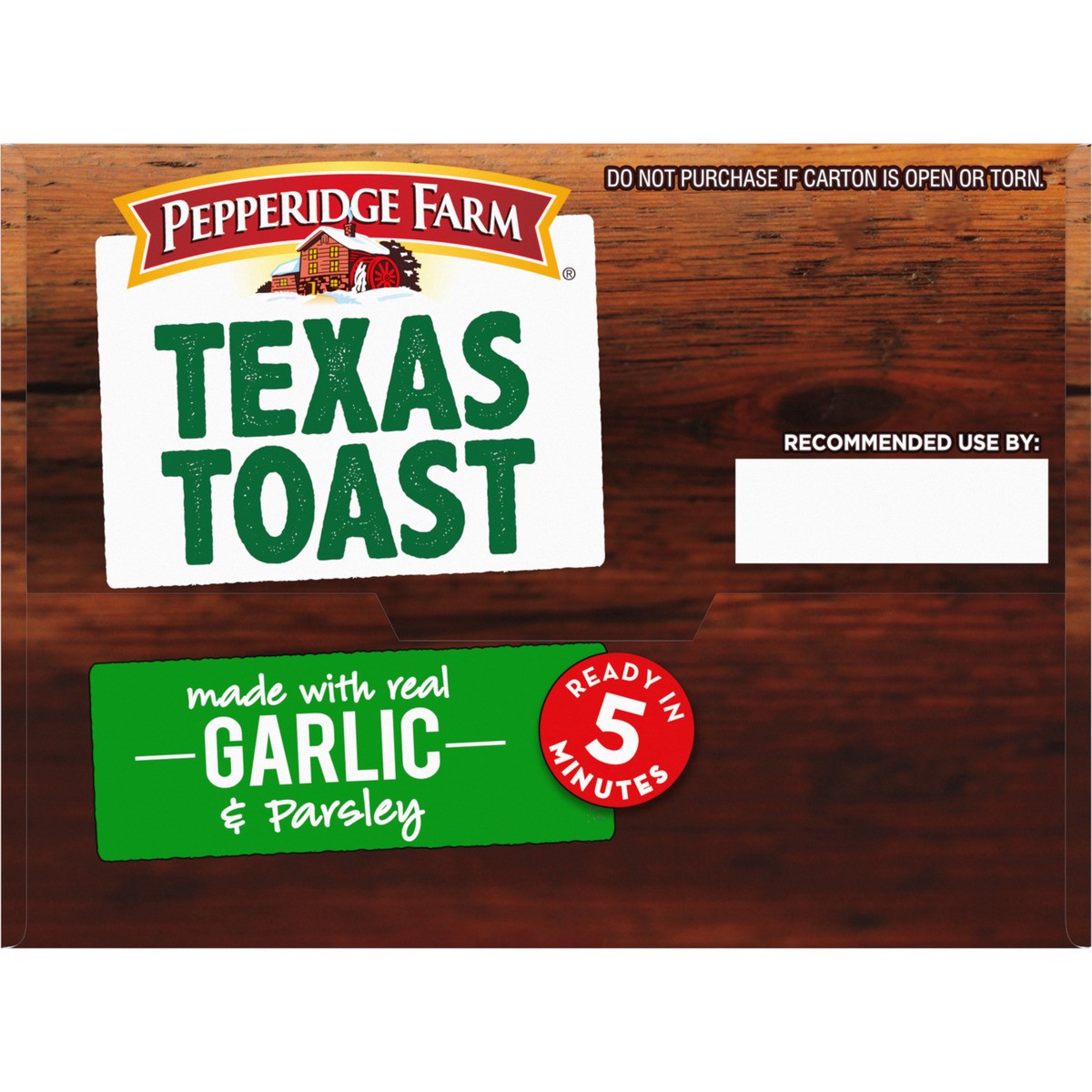 slide 7 of 9, Pepperidge Farm Texas Toast Frozen Garlic Bread, 8 Slices, 11.25 oz. Box, 11.25 oz