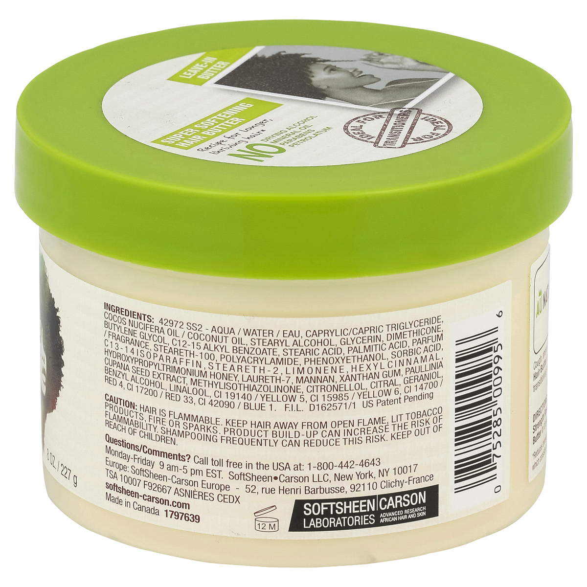 slide 2 of 3, Dark And Lovely Au Naturale Anti Breakage Hair Butter with Guarana Root & Honey, 8 oz