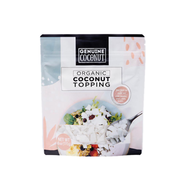 slide 1 of 1, Genuine Coconut Organic Coconut Topping, 1 ct