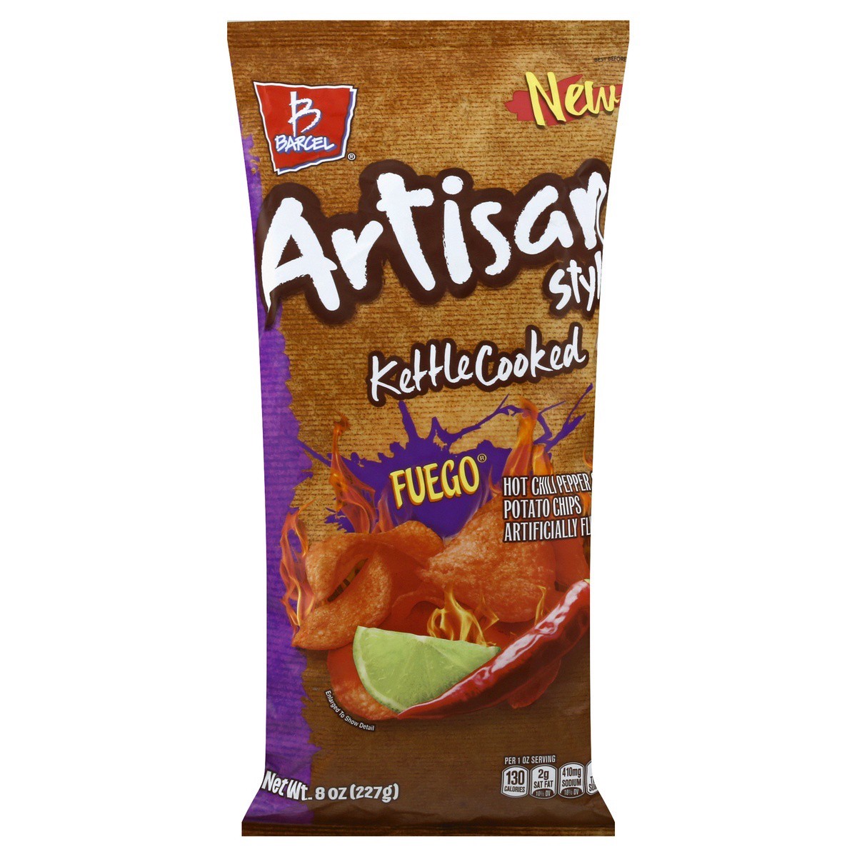 slide 1 of 7, Takis Fuego Kettlez 8 oz Sharing Size Bag, Hot Chili Pepper & Lime Flavored Extreme Spicy Kettle-Cooked Potato Chips, 8 oz