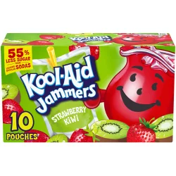 Kool-Aid Jammers Strawberry Kiwi Artificially Flavored Soft Drink