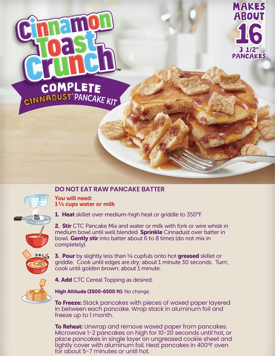 slide 6 of 14, Cinnamon Toast Crunch Betty Crocker Cinnamon Toast Crunch Pancake Kit, Baking Mix, 15.6 oz., 15.6 oz