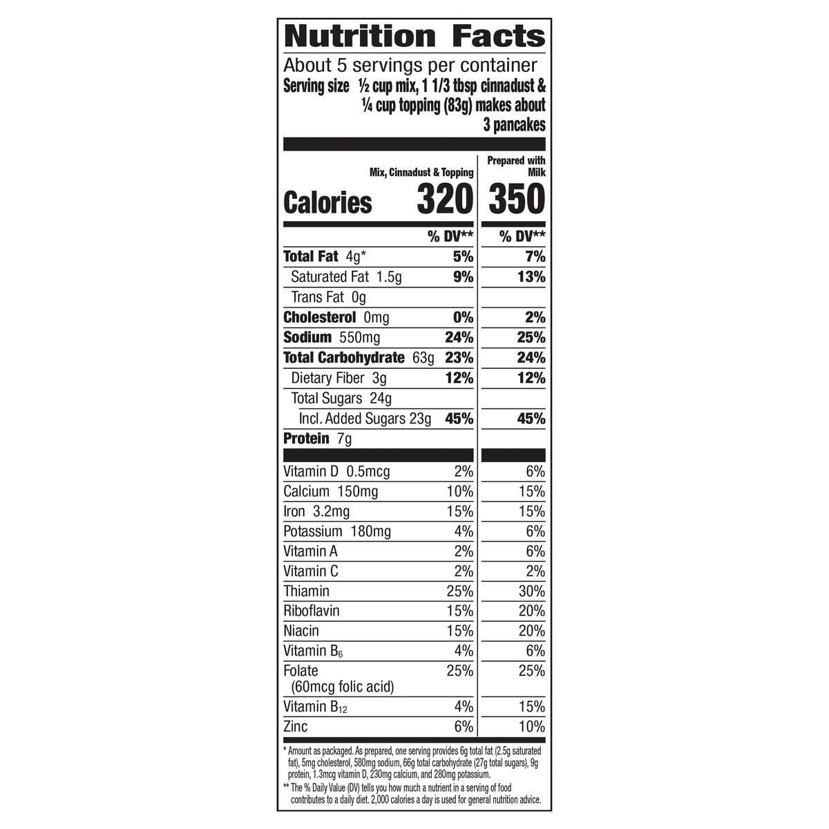 slide 10 of 14, Cinnamon Toast Crunch Betty Crocker Cinnamon Toast Crunch Pancake Kit, Baking Mix, 15.6 oz., 15.6 oz