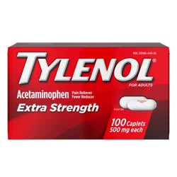 Tylenol Adult Internal Analgesics, Caplets