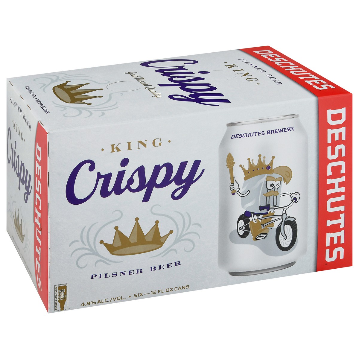 slide 4 of 9, Deschutes King Crispy Pilsner, 6 ct; 12 oz
