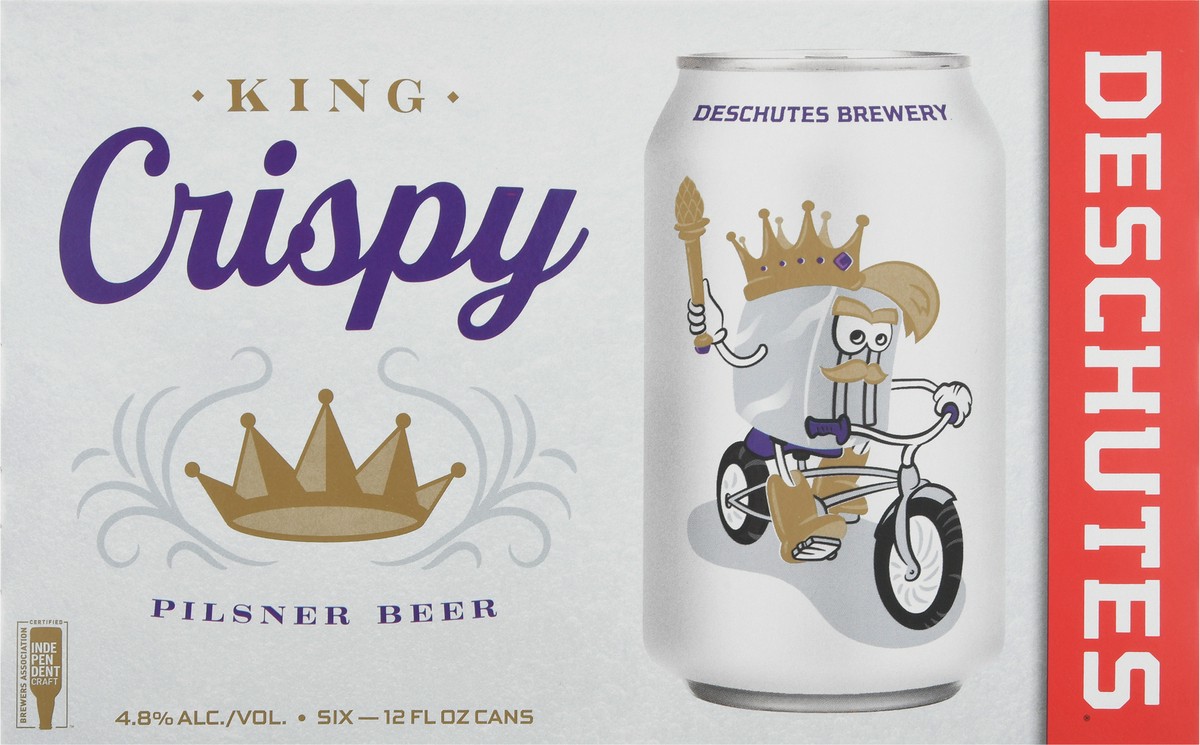 slide 7 of 9, Deschutes King Crispy Pilsner, 6 ct; 12 oz