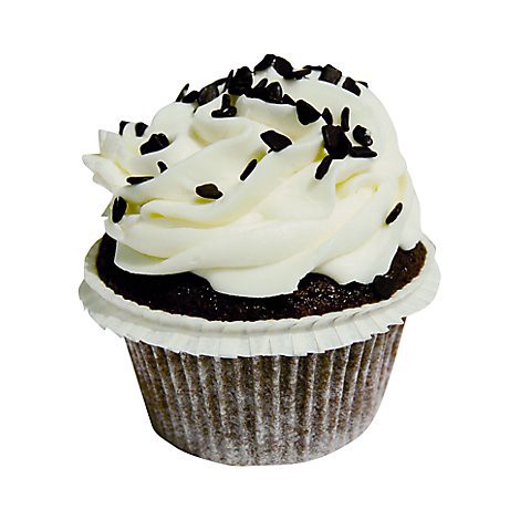 slide 1 of 1, Bakery Cupcake Mini Chocolate With White Icing - Each, 1 ct