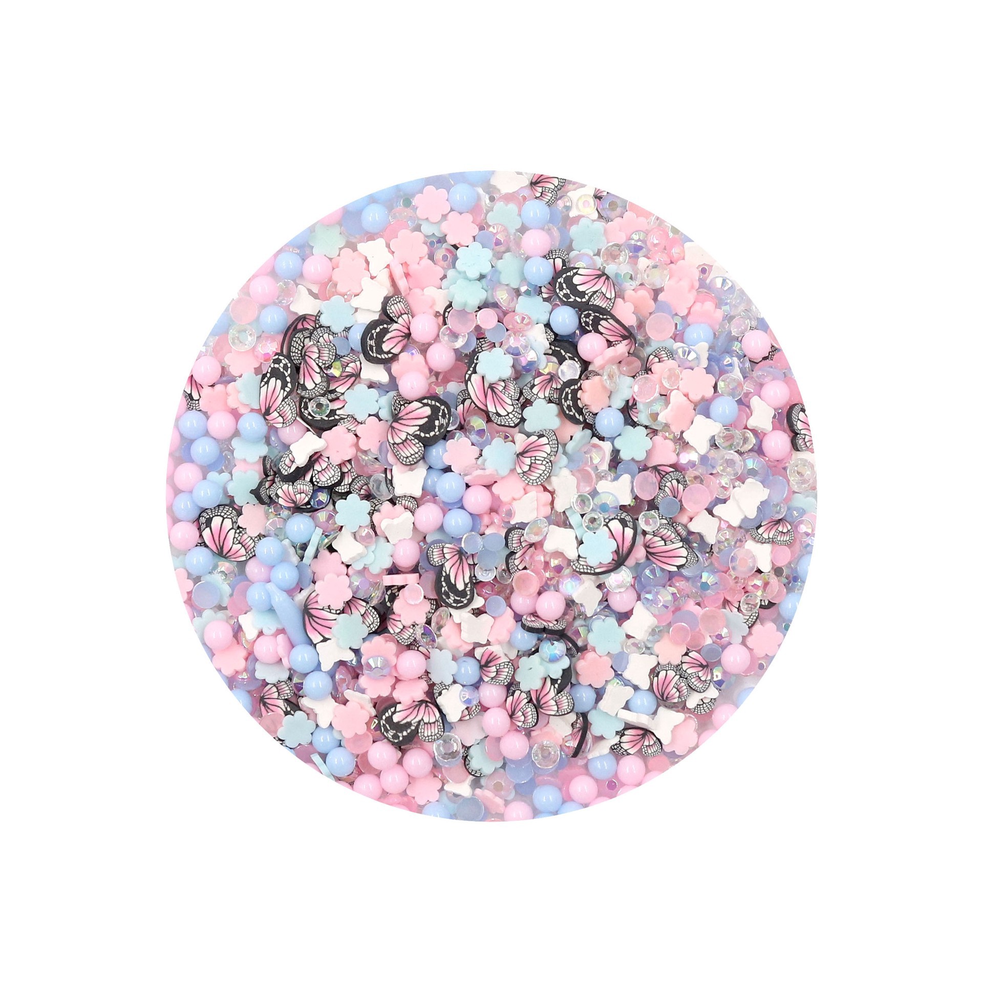 slide 2 of 2, Butterfly Dreams Shaped Clay Embellishments By Creatology, 1.5 oz