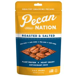 Pecan Nation Roasted & Salted Snacking Pecans