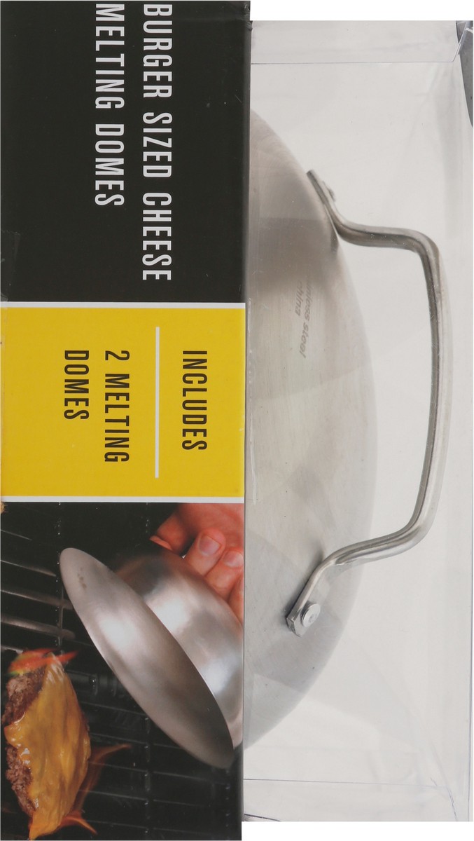 slide 10 of 12, Char-Broil Burger Sized Cheese Melting Domes 2-Pack, 2 ct