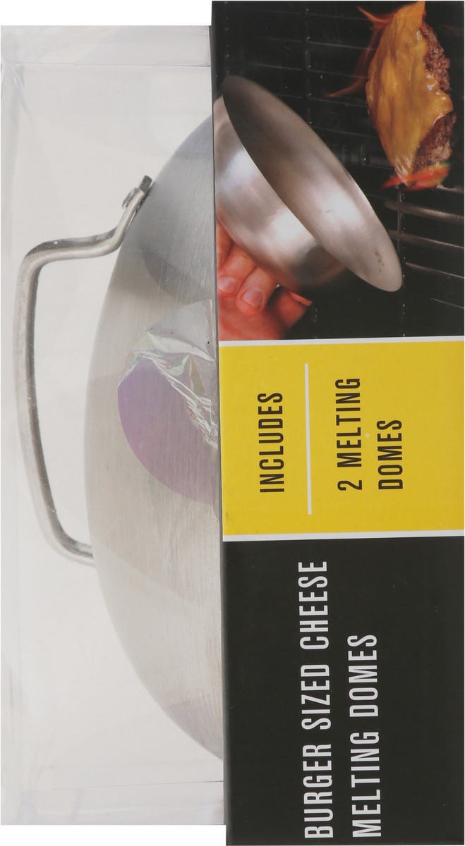 slide 11 of 12, Char-Broil Burger Sized Cheese Melting Domes 2-Pack, 2 ct