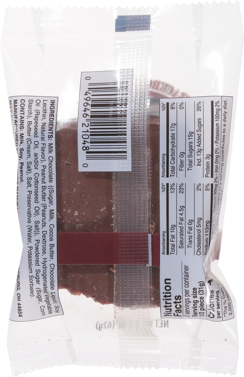 slide 5 of 14, Backroad Country Milk Chocolate Buckeye Bar 2.2 oz, 2.2 oz