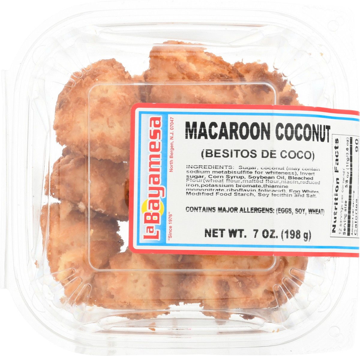 slide 9 of 9, La Bayamesa Macaroon Coconut 7 oz, 7 oz