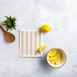 Hy-Vee Seasons Swedish Dishcloth In White And Chateau Gray