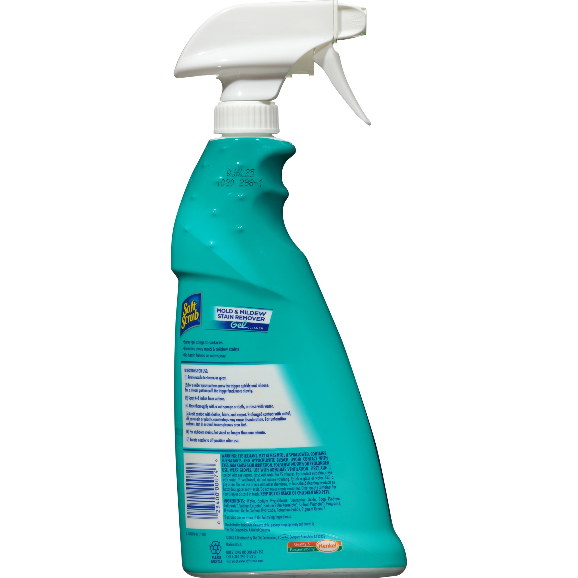 slide 6 of 7, Soft Scrub Gel Cleaner Mold & Mildew Stain Remover Bleach Clean, 23 fl oz