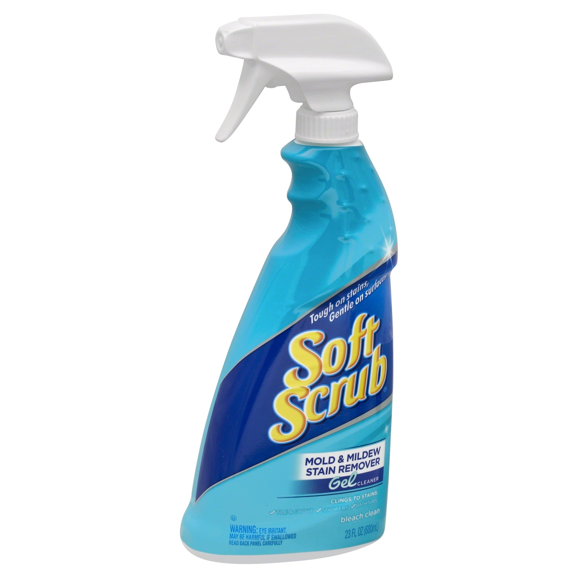 Soft Scrub Gel Cleaner Mold & Mildew Stain Remover Bleach Clean 23 fl oz