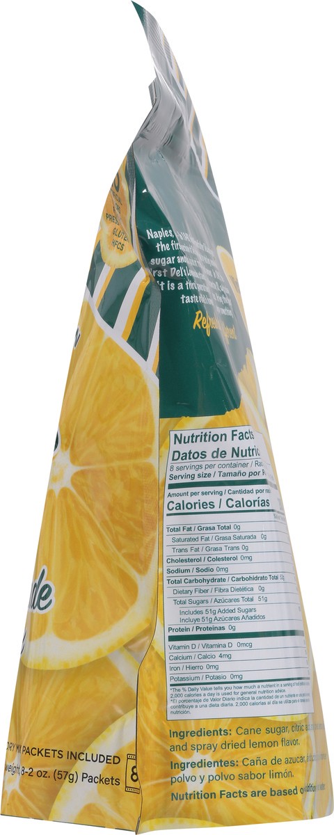 slide 2 of 13, Del's Frozen Lemonade Beverage Mix 8 - 2 oz Packets, 32 oz