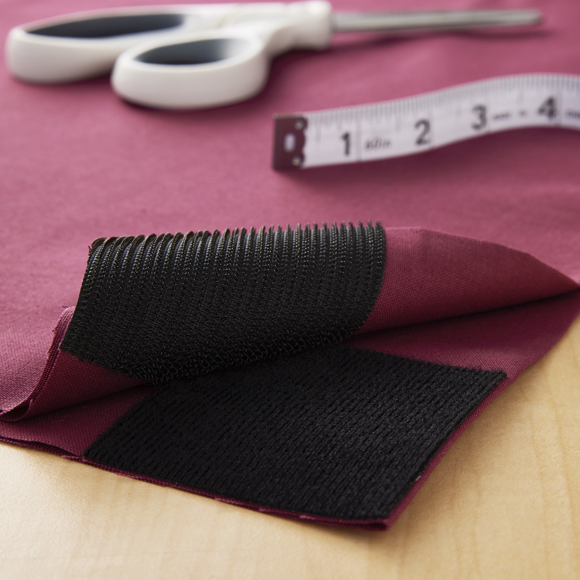 slide 2 of 5, Velcro Brand Sticky Back For Fabrics Black Rectangle Fastener, 6 in x 4 in