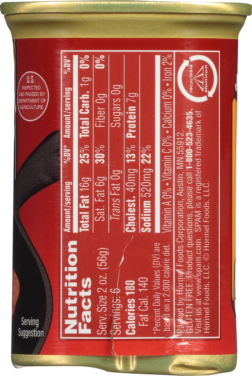 slide 3 of 12, SPAM Bacon Canned Meat 12 oz, 12 oz