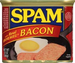 SPAM Bacon Canned Meat 12 oz
