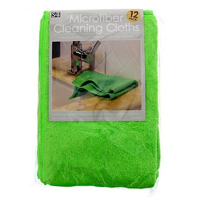 slide 1 of 1, Schroeder & Tremayne Microfiber Cleaning Cloths, 12 ct