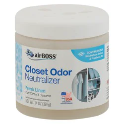 airBoss Closet Fresh Linen Odor Neutralizer 14 oz
