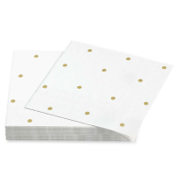 slide 2 of 9, American Greetings Beverage Napkins Gold Polka Dots, 20 ct