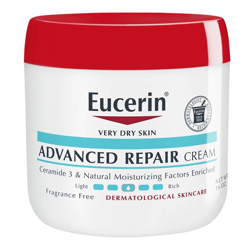 slide 1 of 3, Eucerin Advanced Repair Cream 16 oz. Jar, 1 ct