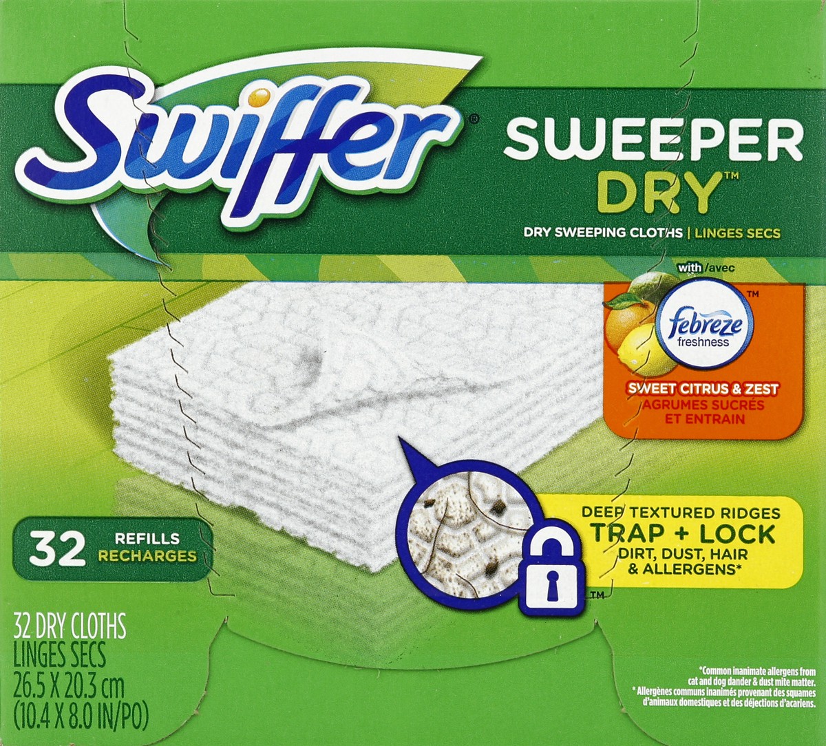 slide 1 of 5, Swiffer Sweeping Cloths 32 ea, 32 ct