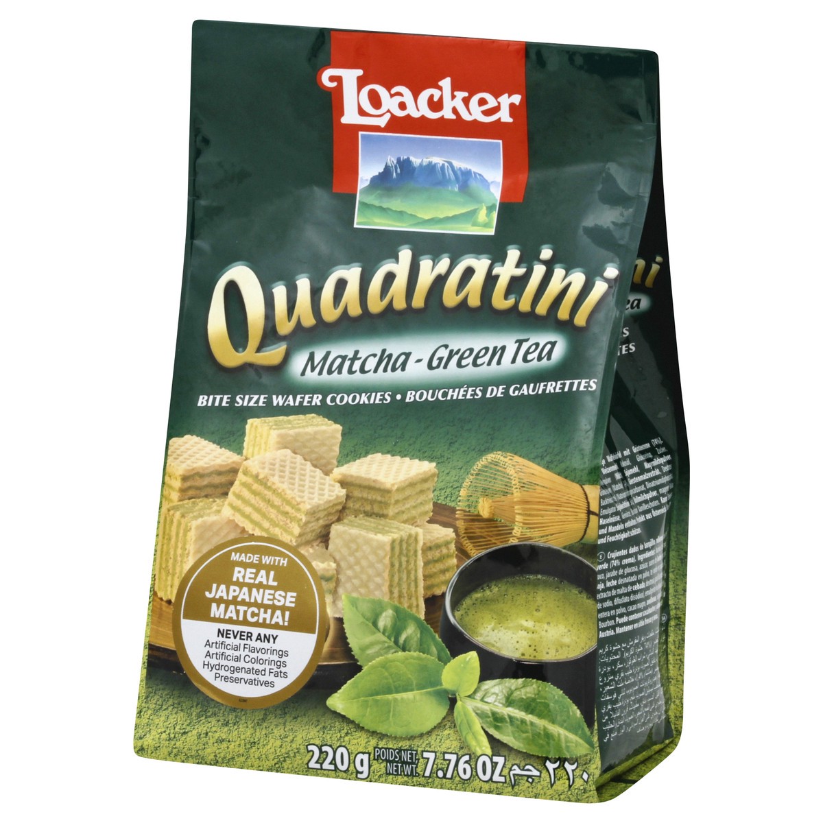 slide 6 of 10, Loacker Matcha--green Tea Wafer Cooki, 7.76 oz