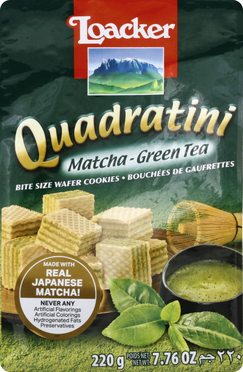 slide 9 of 10, Loacker Matcha--green Tea Wafer Cooki, 7.76 oz