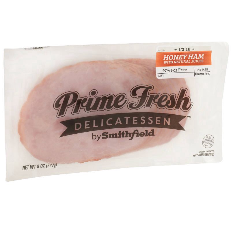 slide 2 of 7, Smithfield Prime Fresh Honey Ham - 8oz, 8 oz