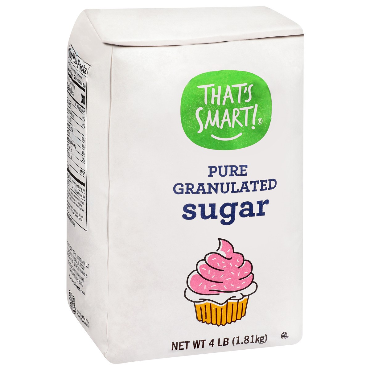 slide 8 of 13, That's Smart! Pure Granulated Sugar 4 lb, 4 lb