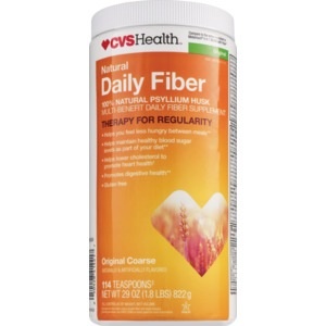 slide 1 of 1, CVS Health Natural Daily Fiber Original, 29 Oz, 29 oz; 1.8 lb; 822 gram