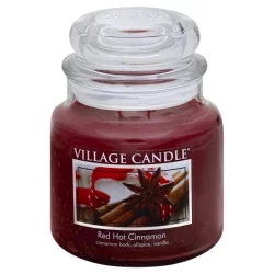 Village Candle Red Hot Cinnamon Candle - 1 ea