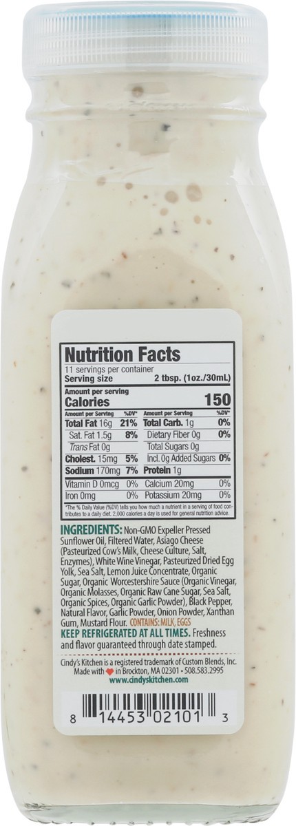 slide 8 of 14, Cindy's Kitchen Asiago & Cracked Peppercorn Dressing & Dip 11 fl oz, 11 fl oz