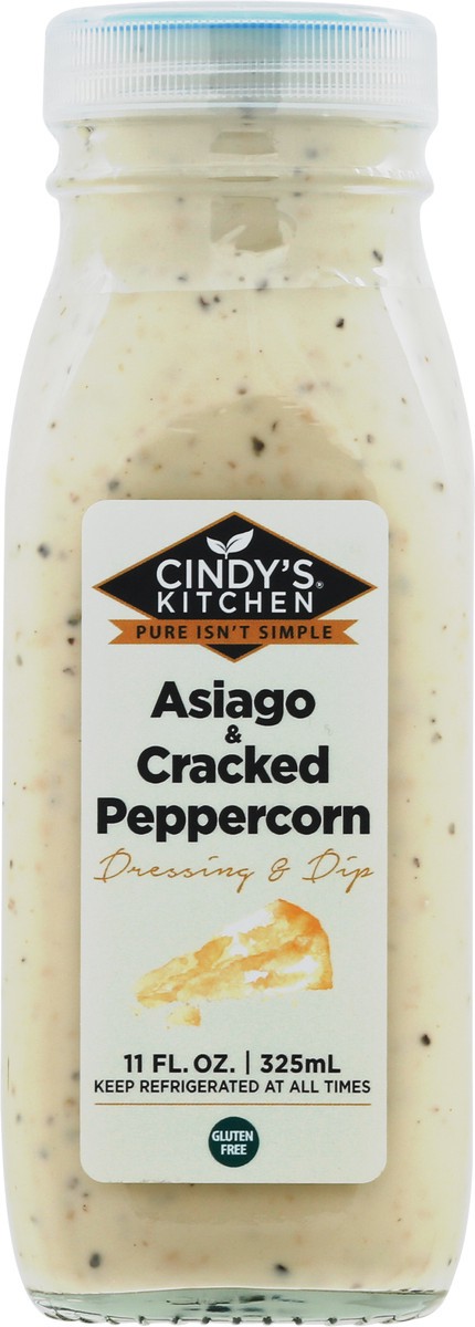 slide 11 of 14, Cindy's Kitchen Asiago & Cracked Peppercorn Dressing & Dip 11 fl oz, 11 fl oz