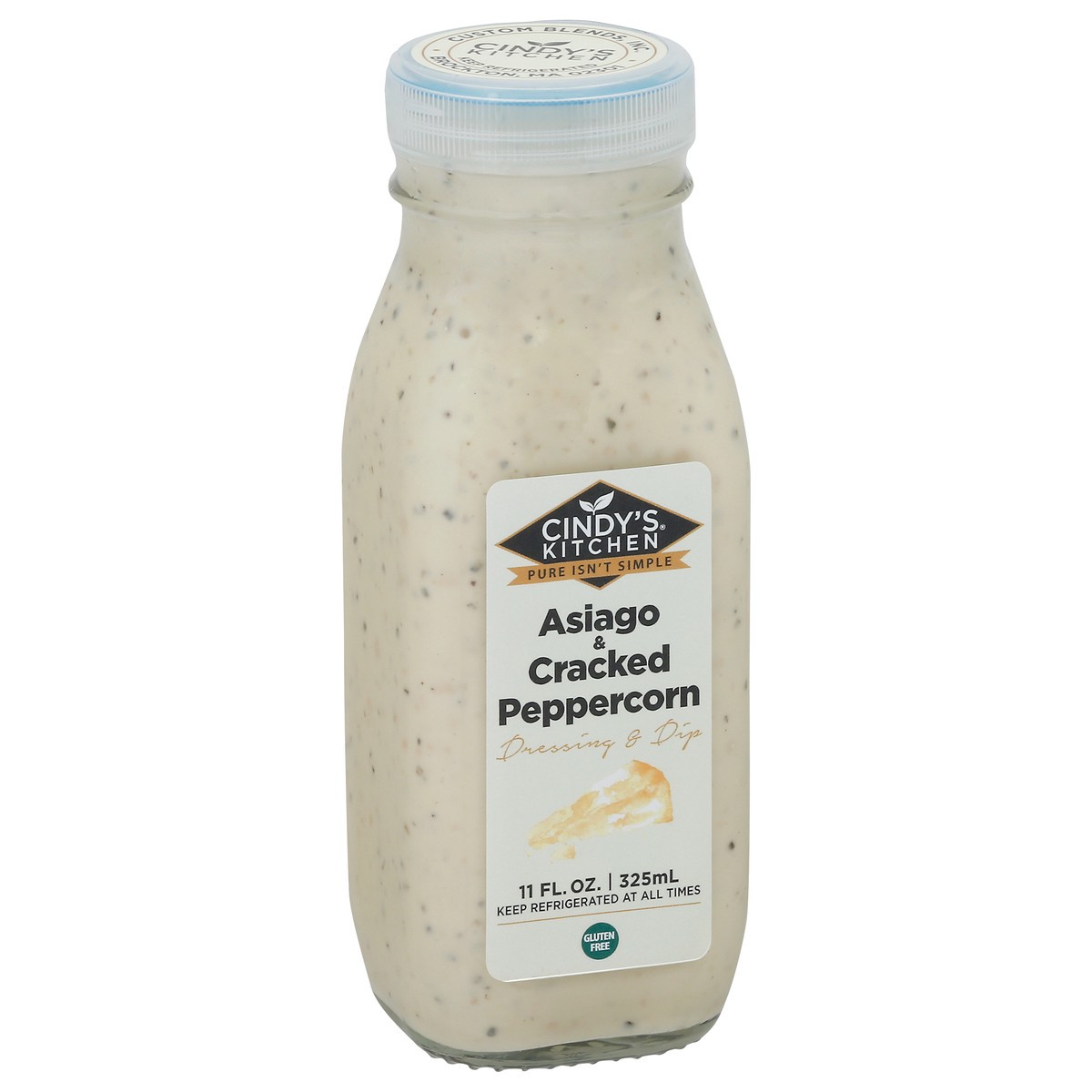 slide 6 of 14, Cindy's Kitchen Asiago & Cracked Peppercorn Dressing & Dip 11 fl oz, 11 fl oz