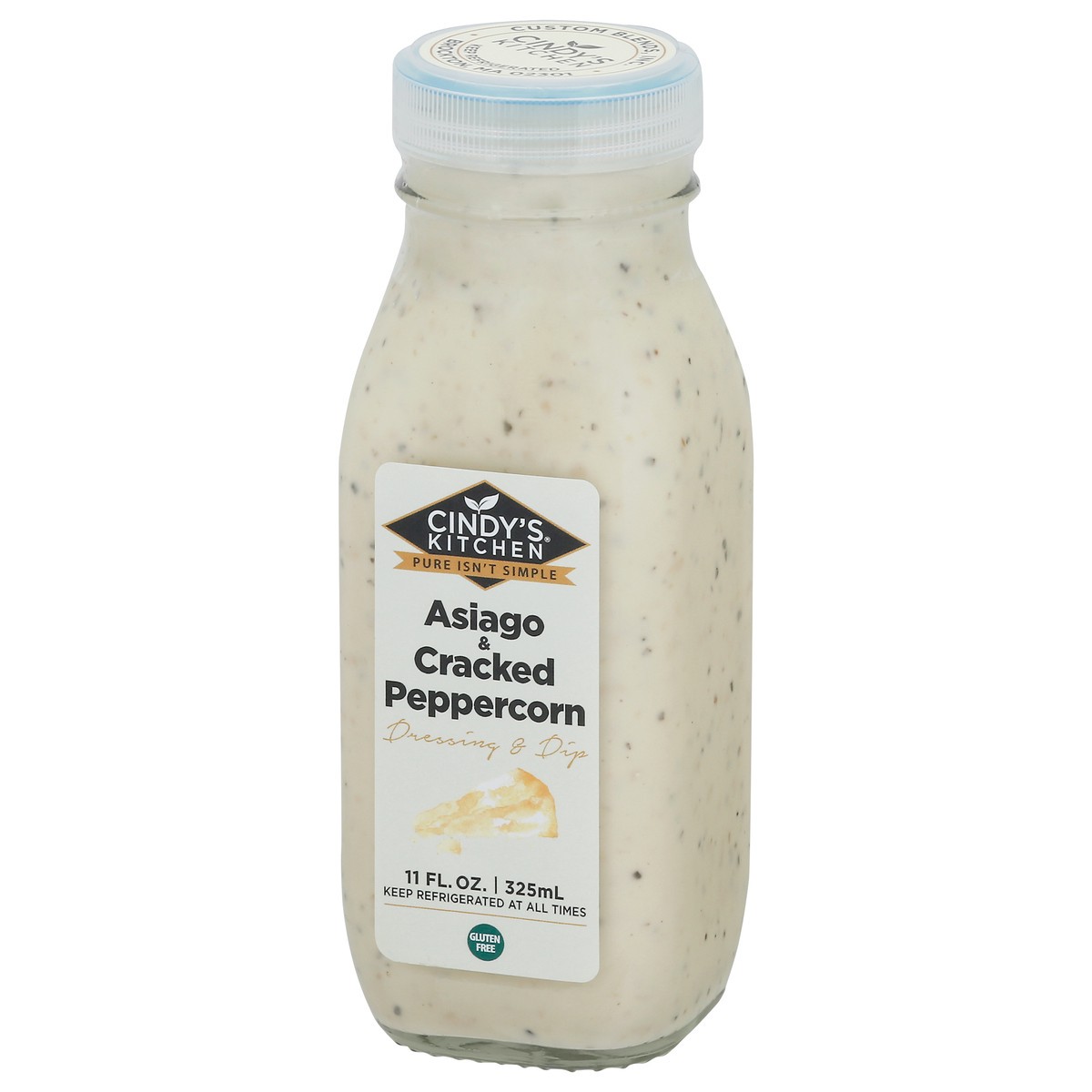 slide 7 of 14, Cindy's Kitchen Asiago & Cracked Peppercorn Dressing & Dip 11 fl oz, 11 fl oz