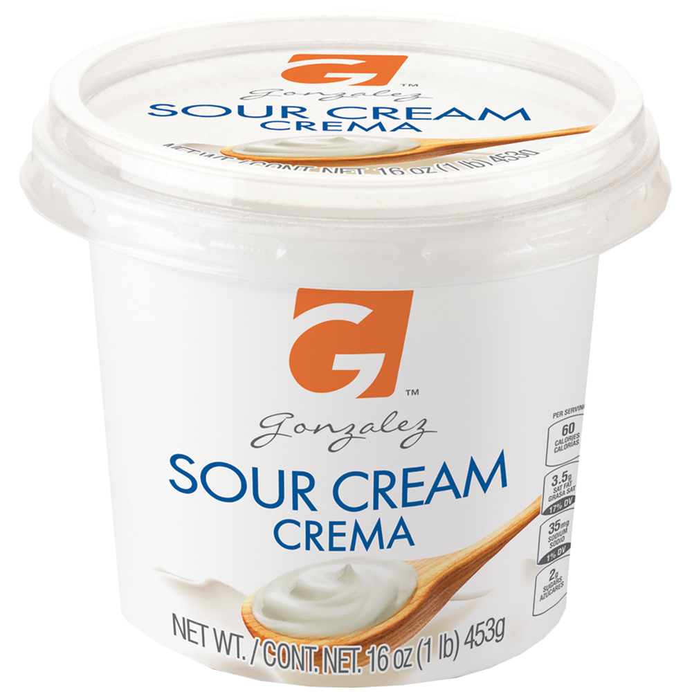 slide 1 of 1, Gonzalez Natural Sour Cream Creme, 16 oz