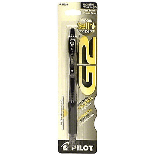 slide 1 of 1, Pilot G2 Retractable Gel Ink Rollerball Pen, Fine Point, 1 ct