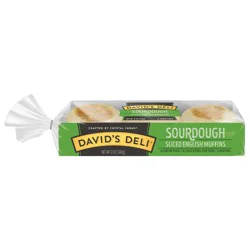 David's Deli Sourdough English Muffins, Sliced