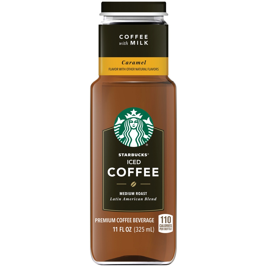 slide 1 of 1, Starbucks Caramel Coffee with Milk Medium Roast Iced Coffee - 11 fl oz, 11 fl oz