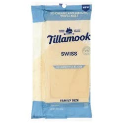 Tillamook Swiss Farm Style Thick Slices Cheese 16 oz