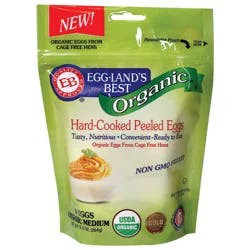 Eggland's Best Organic Medium Hard-Cooked Peeled Eggs 6 ea