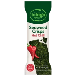 Bibigo Seaweed Crisps, Hot Chili - 0.14 oz