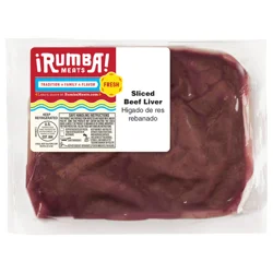 Rumba Meats Sliced Beef Liver 0.6 - 1.3 lb